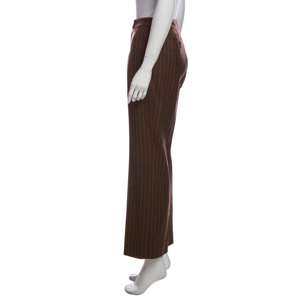 Pendleton Brown Striped 100% Virgin Wool Trousers - image 4